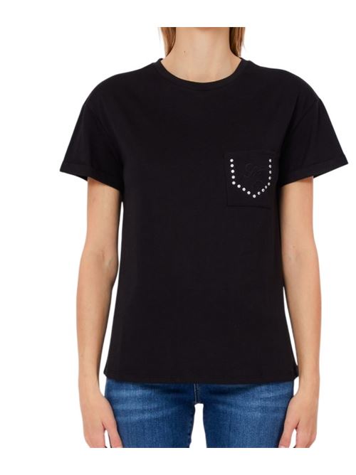 Black t shirt Liu Jo | WA6372JS923.P9443